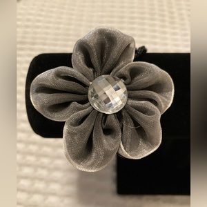 Handmade Unique Flower Beaded Slip on Bracelet  OS